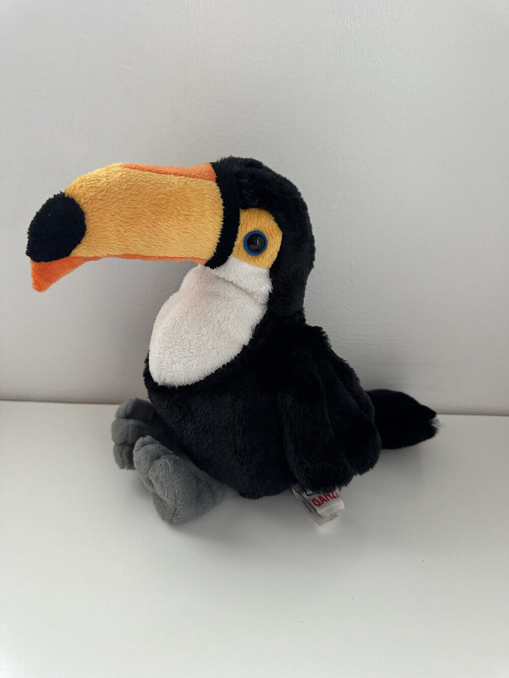 Vintage Ganz Webkinz Toucan Plush with No Tag/Code (9 inch)